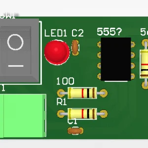 مدار LED چشمک زن با آیسی ۵۵۵
