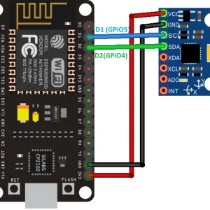 وب سوکت ژیروسکوپ ESP8266